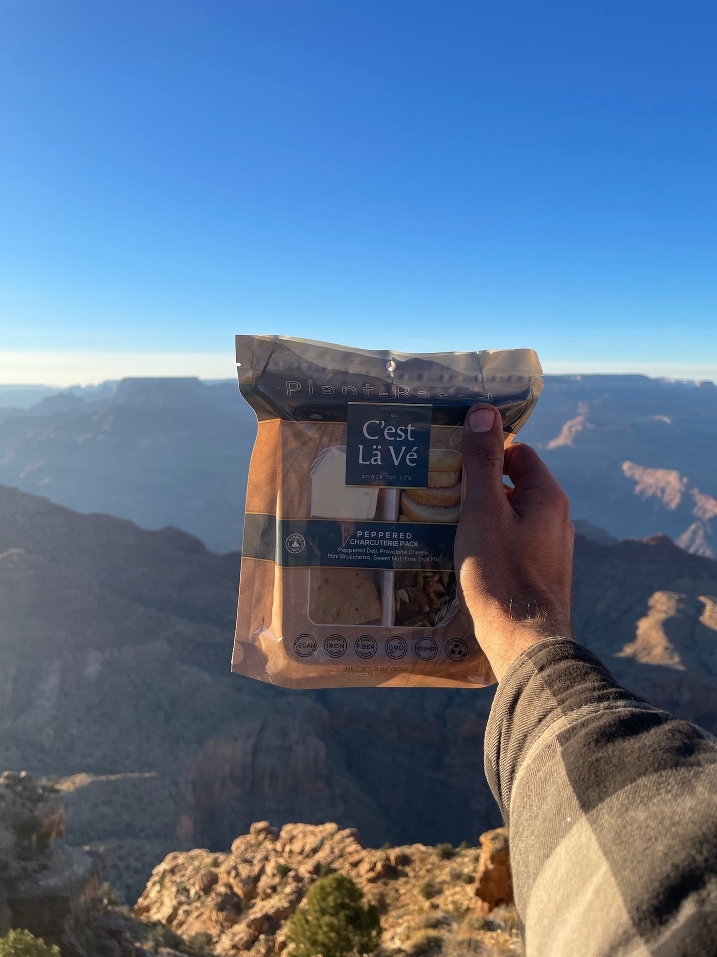 Peppered Vegan Charcuterie Snack
