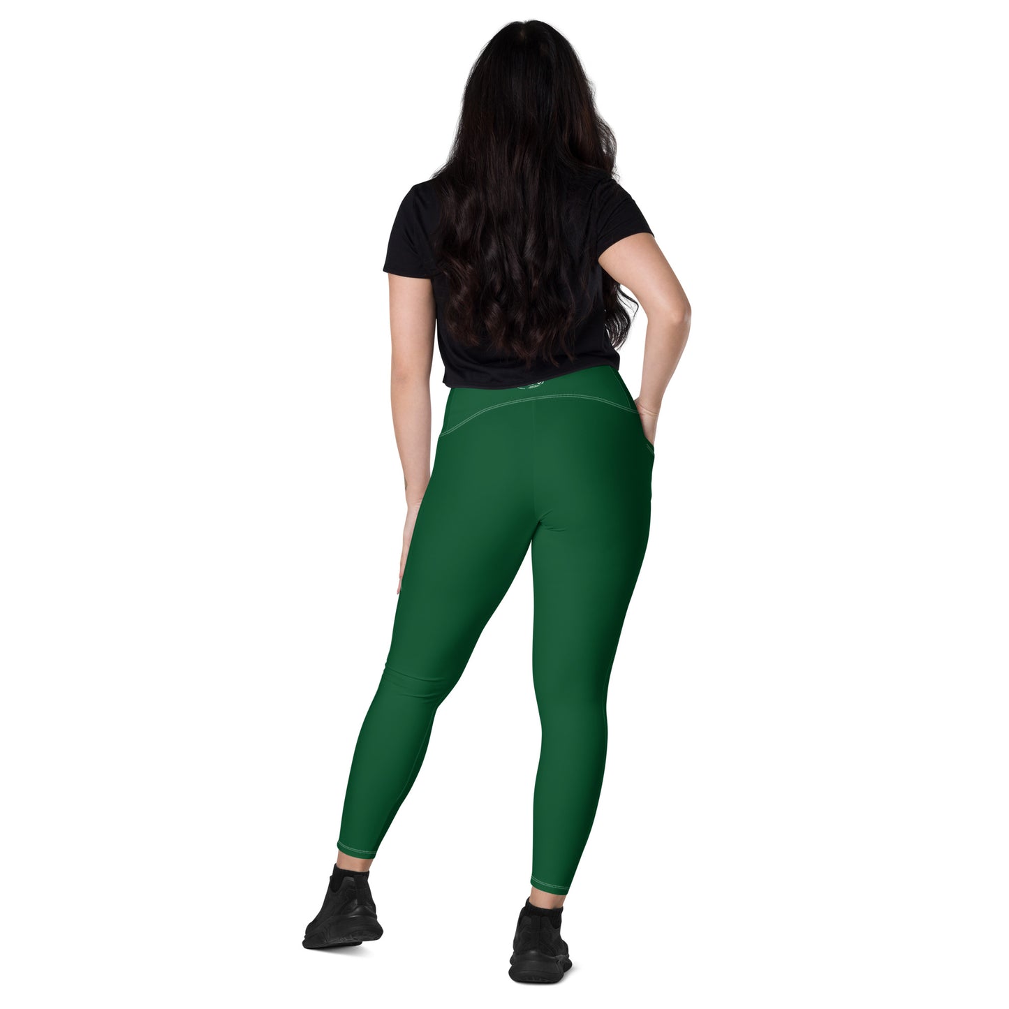 CLV Green Recycled Leggings with Pockets