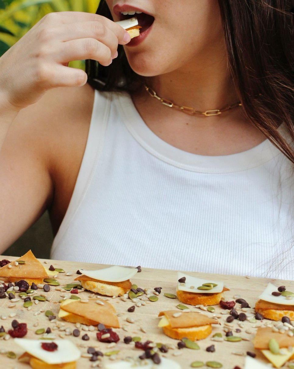 Italian Vegan Charcuterie Snack