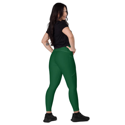 CLV Green Recycled Leggings with Pockets